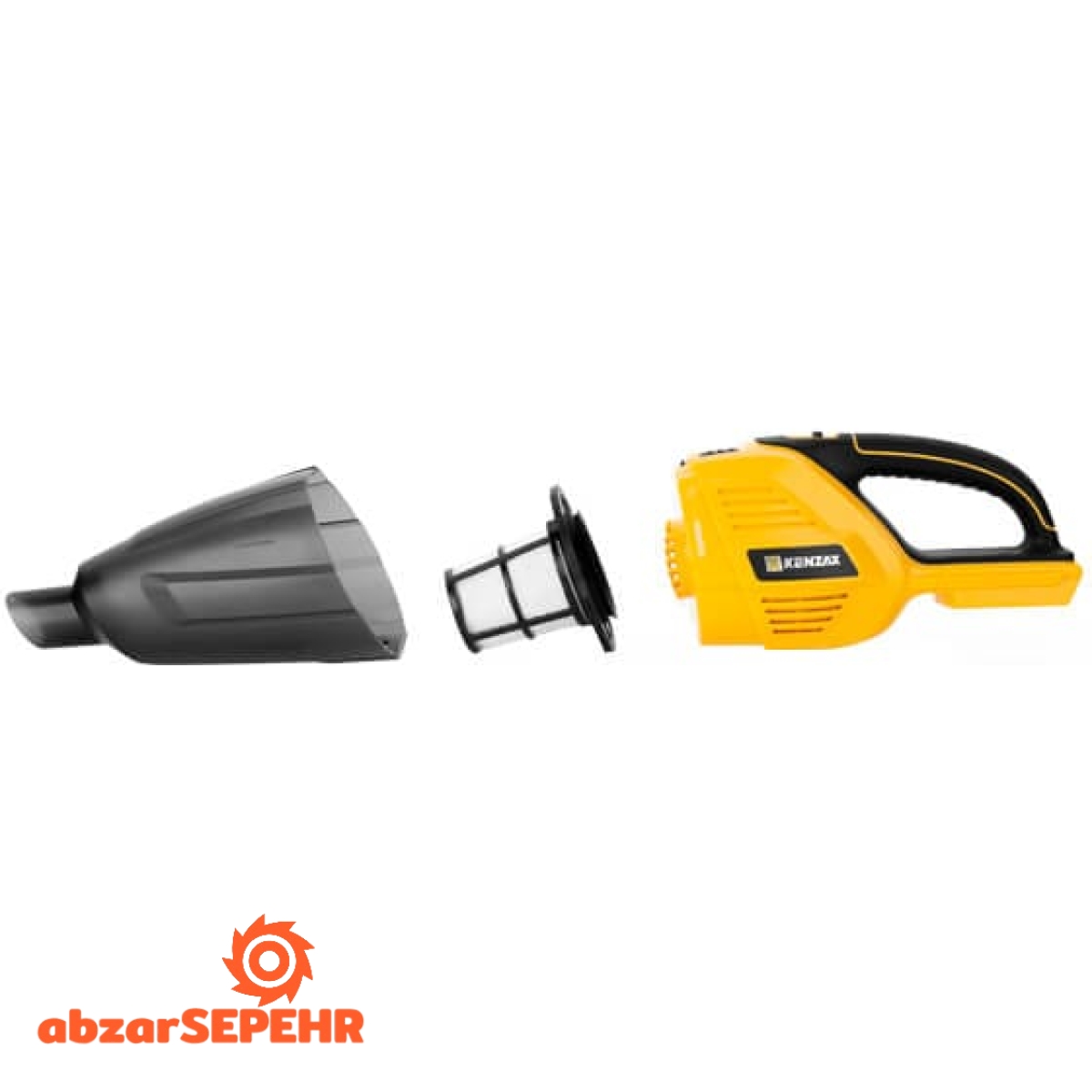 جارو شارژی 18 ولت کنزاکس KVC-118 - تصویر 7