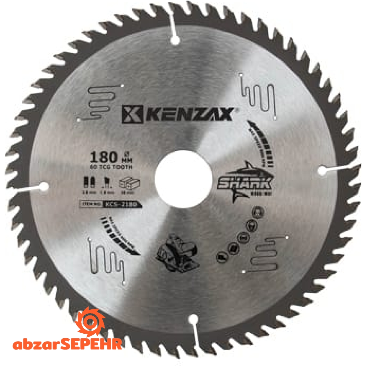 تیغ اره الماسه MDF بر 185*60 کنزاکس 7028 - تصویر 2