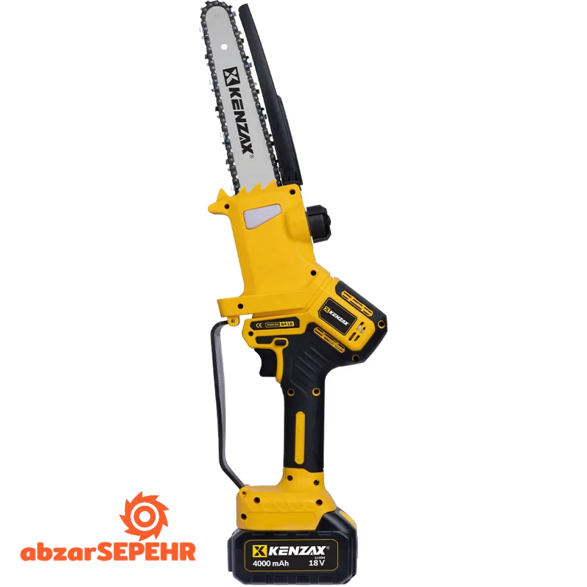 اره زنجیری شارژی 15 سانت کنزاکس 8418 - تصویر 4