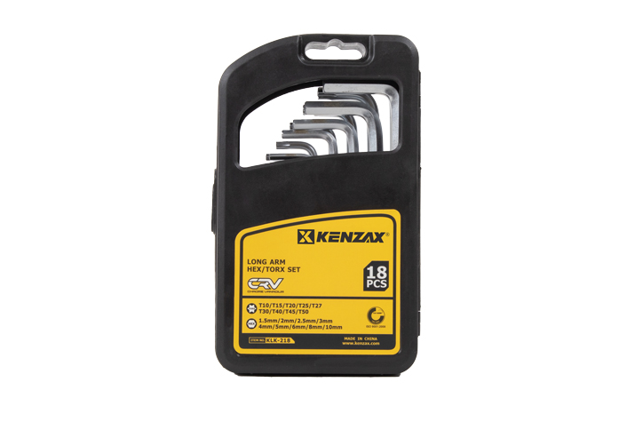 ست 18 پارچه آلن بلند کنزاکس KLK-218 ست 18 پارچه آلن بلند کنزاکس KLK-218