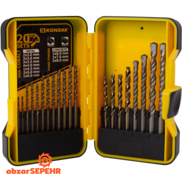 جعبه مته 20 عددی کنزاکس 7392