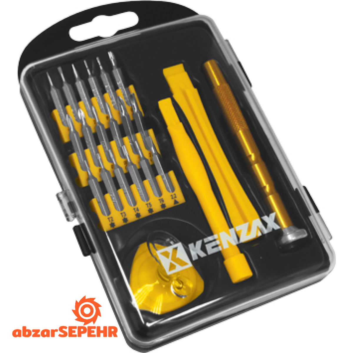 ست تعمیر حرفه‌ای موبایل کنزاکس KMR-123 - تصویر 2