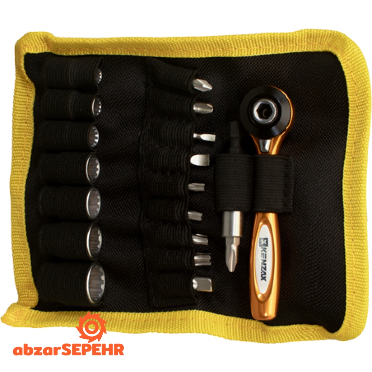 ست سر پیچ‌ گوشتی و بکس کنزاکس KBR-119 - تصویر 3