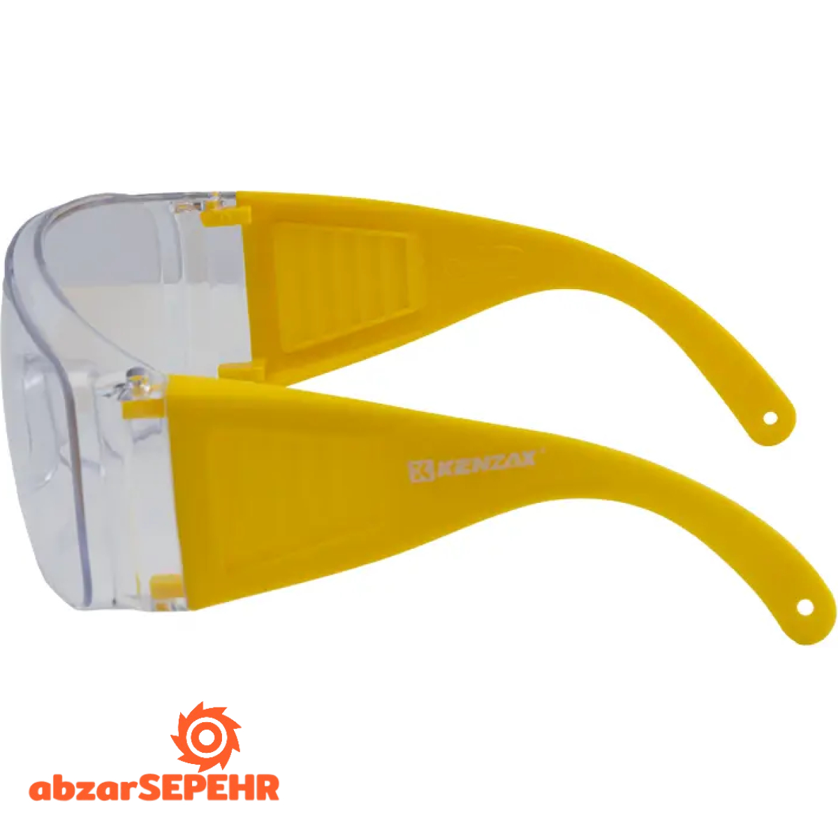 عینک ایمنی بغل کرکره سفید کنزاکس 1760 - تصویر 3