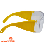 عینک ایمنی بغل کرکره سفید کنزاکس 1760 - تصویر 2