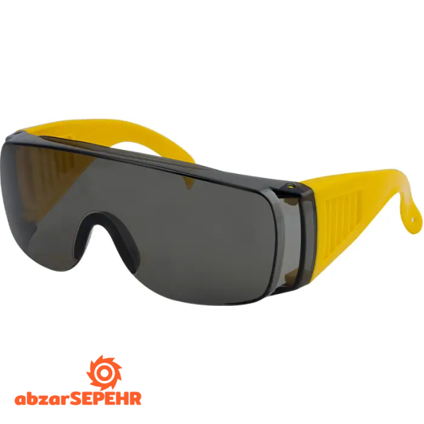 عینک ایمنی بغل کرکره دودی کنزاکس 1761