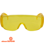 عینک ایمنی بغل کرکره زرد کنزاکس 1764 - تصویر 5