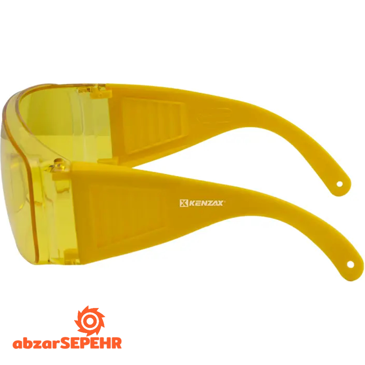 عینک ایمنی بغل کرکره زرد کنزاکس 1764 - تصویر 4