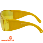 عینک ایمنی بغل کرکره زرد کنزاکس 1764 - تصویر 4