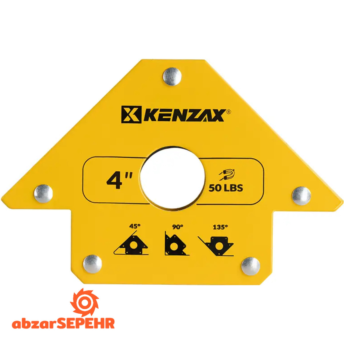 گونیا مغناطیسی 4 اینچ کنزاکس 1904 - تصویر 3
