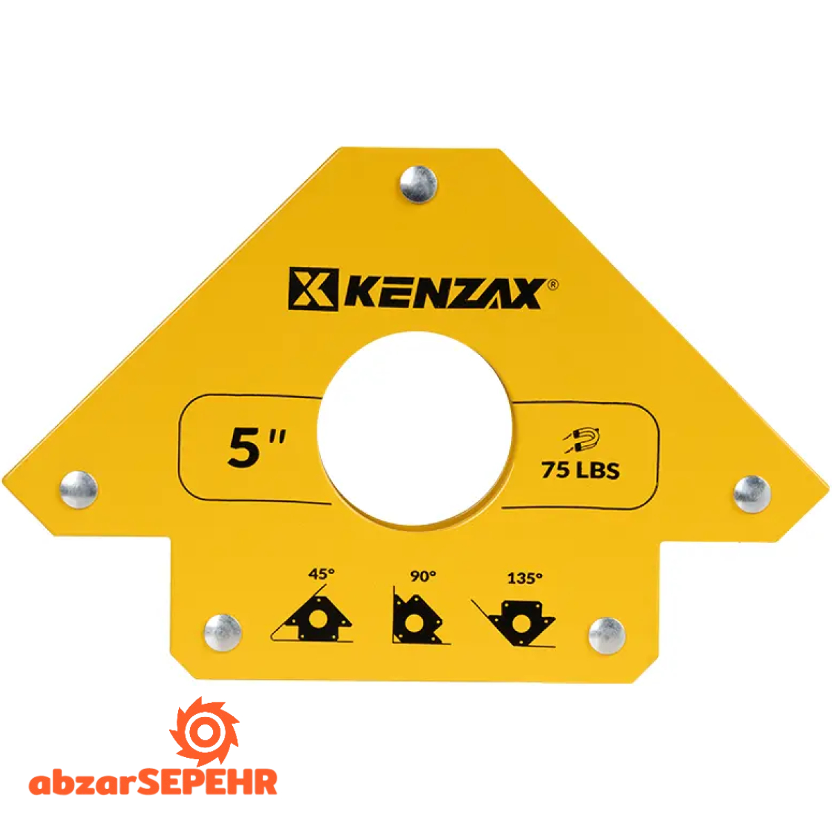 گونیا مغناطیسی جوشکاری 5 اینچ کنزاکس 1905 - تصویر 3