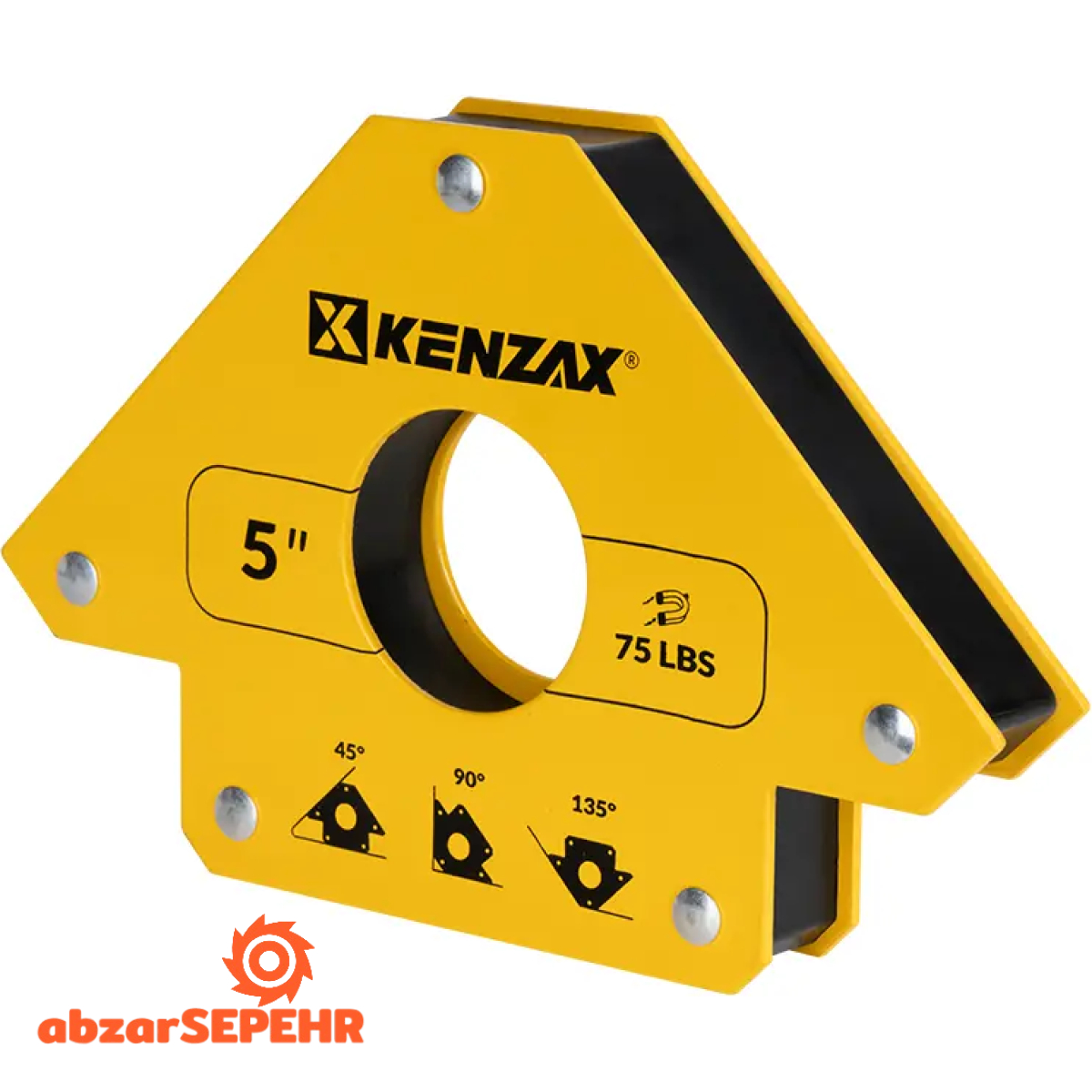 گونیا مغناطیسی جوشکاری 5 اینچ کنزاکس 1905