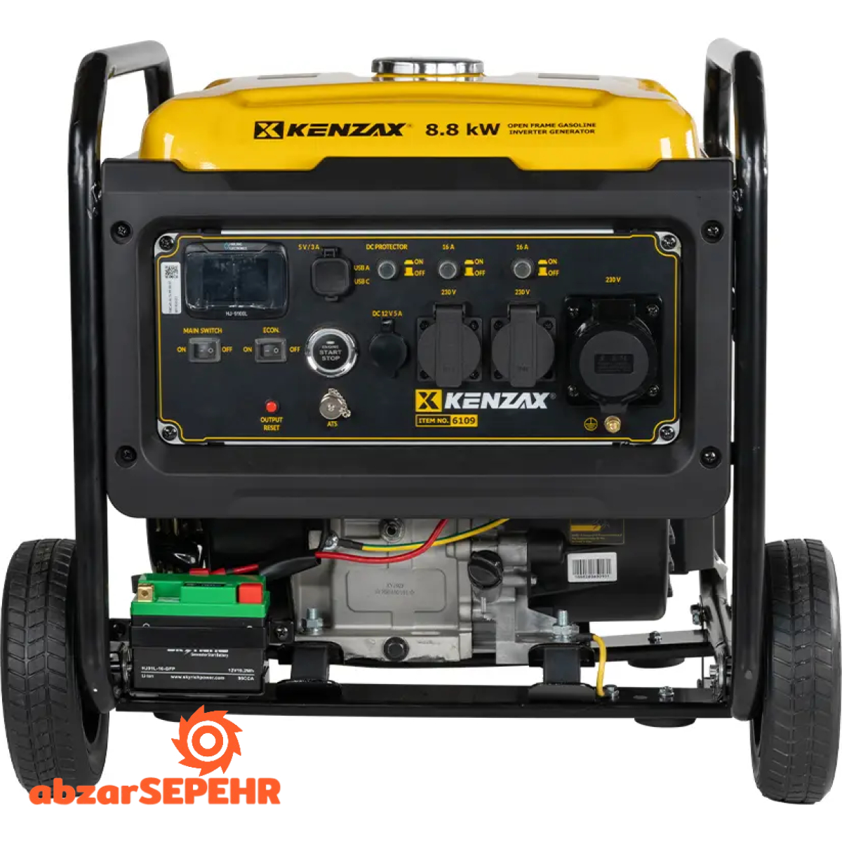 موتور برق اینورتر 8800 وات کنزاکس 6109 - تصویر 2