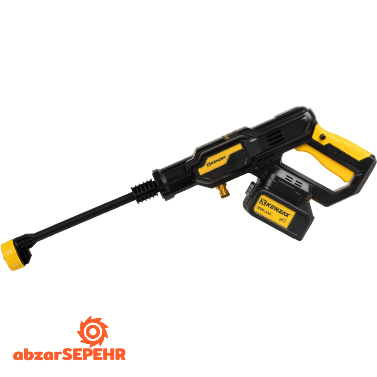 کارواش شارژی براشلس 20 ولت کنزاکس 8770 - تصویر 3