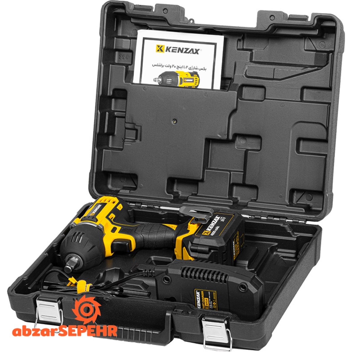 بکس شارژی براشلس 1.2 اینچ کنزاکس 8803 - تصویر 4