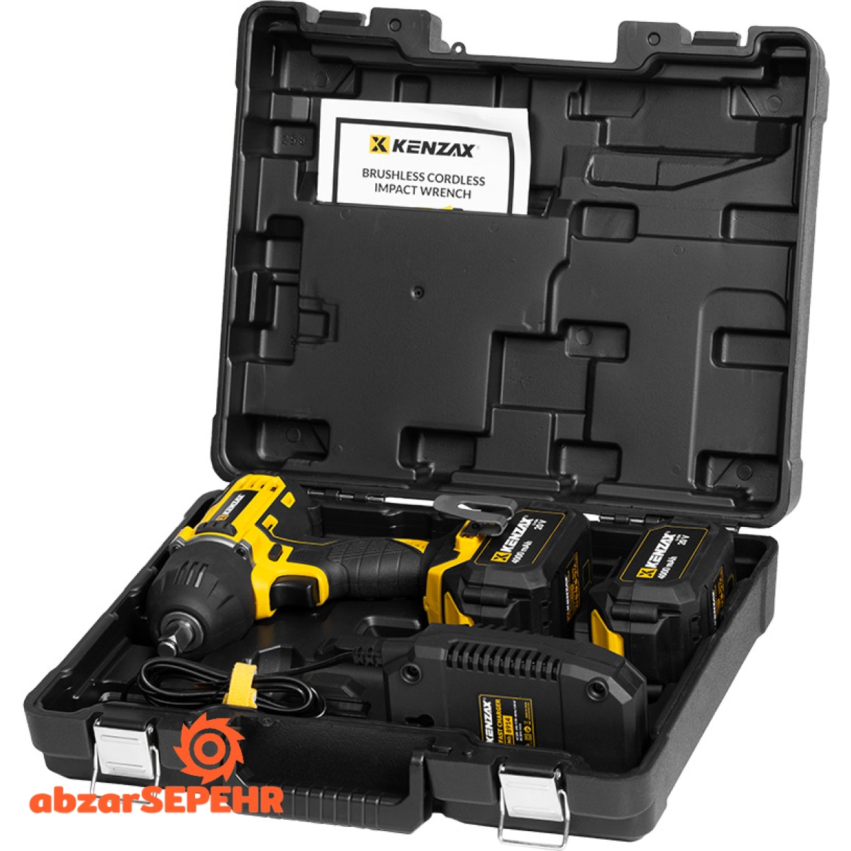 بکس شارژی براشلس 1.2 اینچ کنزاکس 8804 - تصویر 4