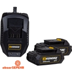 دریل پیچ گوشتی شارژی دو باتری کنزاکس 8861 - تصویر 7