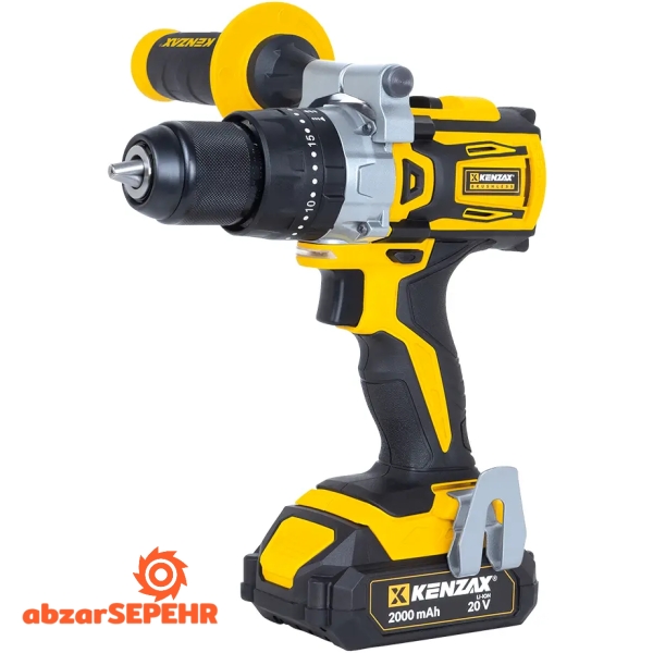 دریل پیچ گوشتی شارژی دو باتری کنزاکس 8861