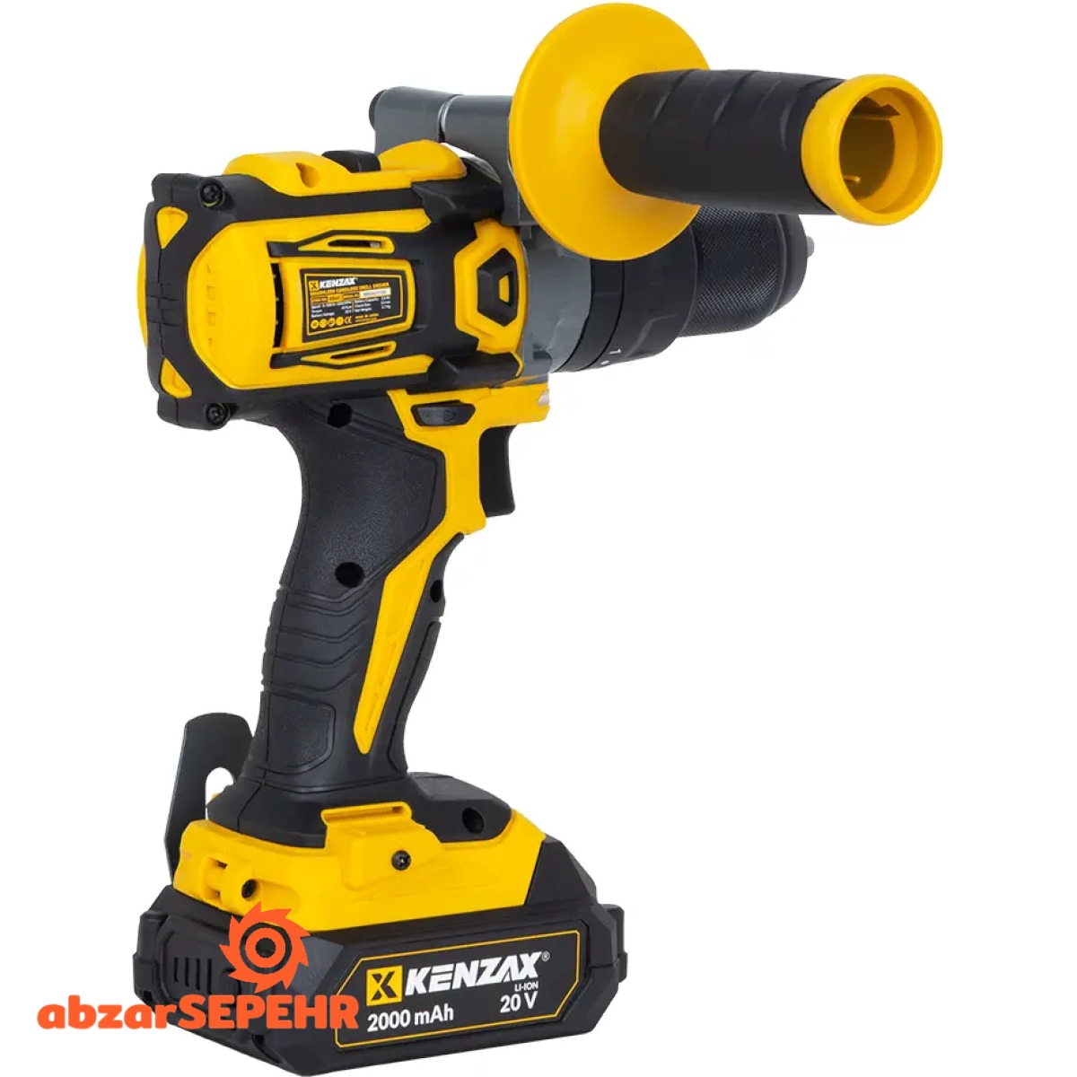 دریل پیچ گوشتی شارژی دو باتری کنزاکس 8861 - تصویر 3