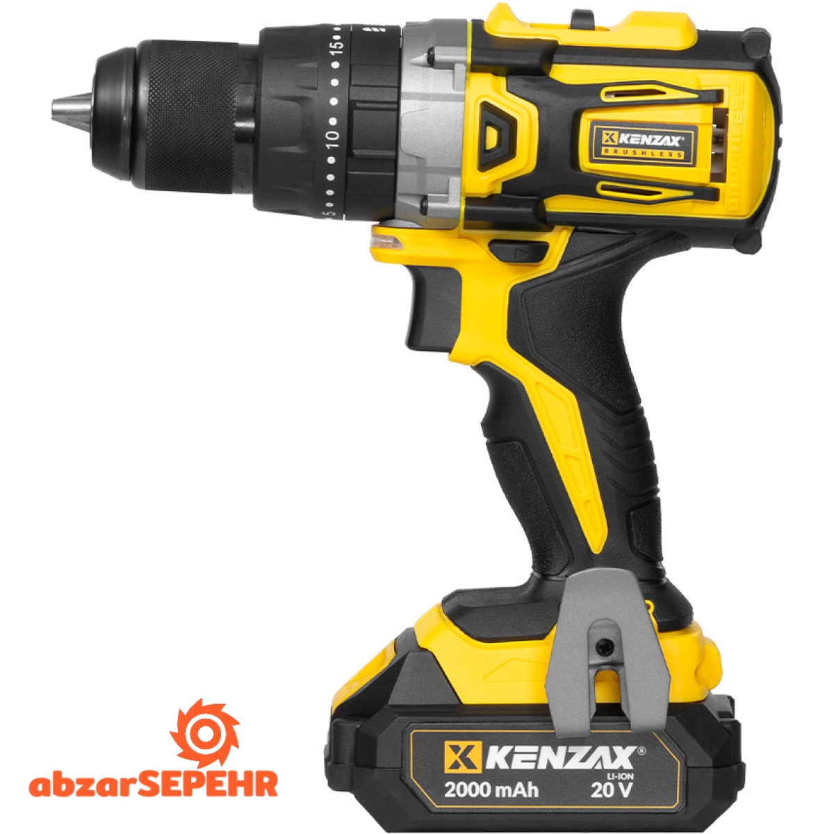 دریل پیچ گوشتی شارژی براشلس  کنزاکس 8861P - تصویر 4