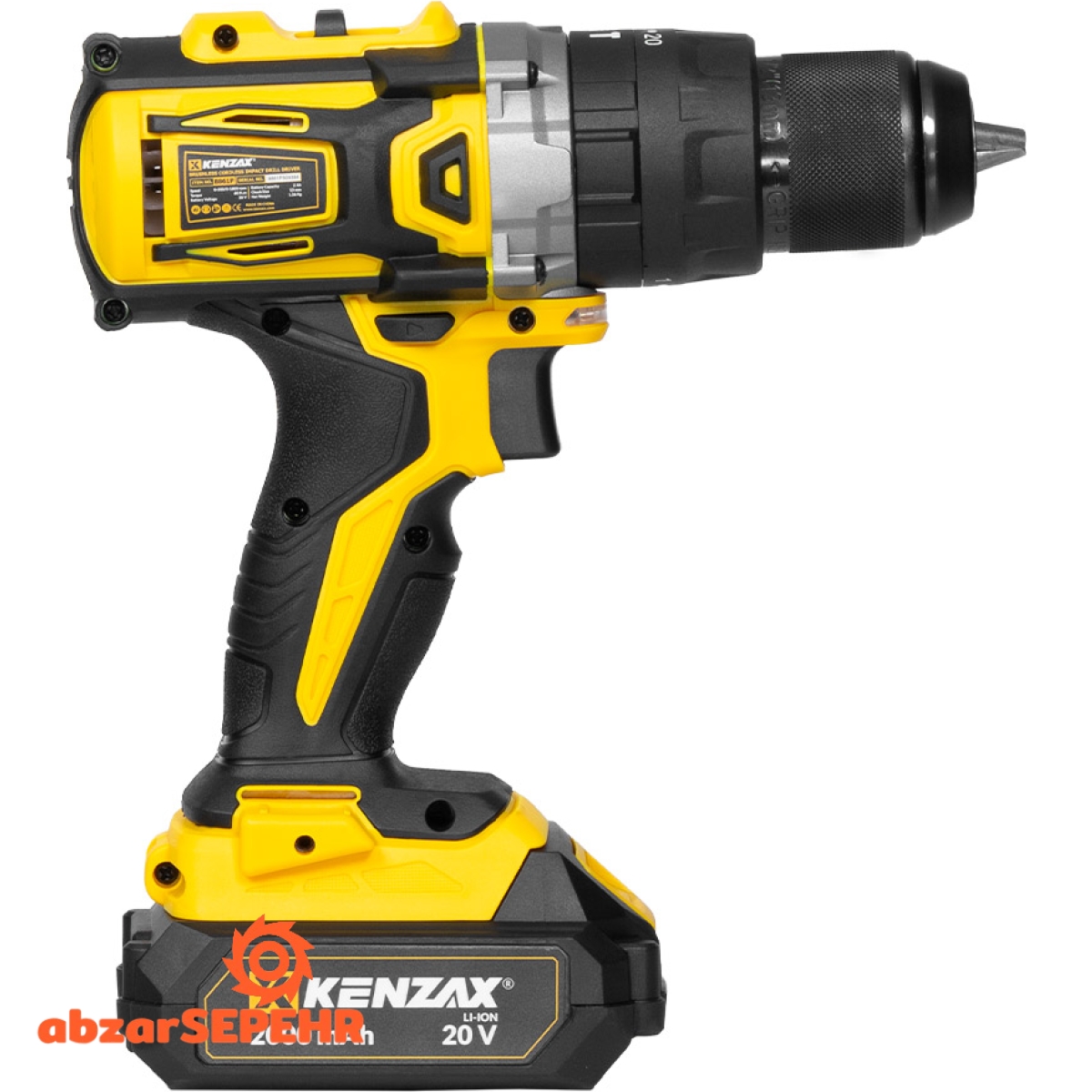 دریل پیچ گوشتی شارژی براشلس  کنزاکس 8861P - تصویر 3