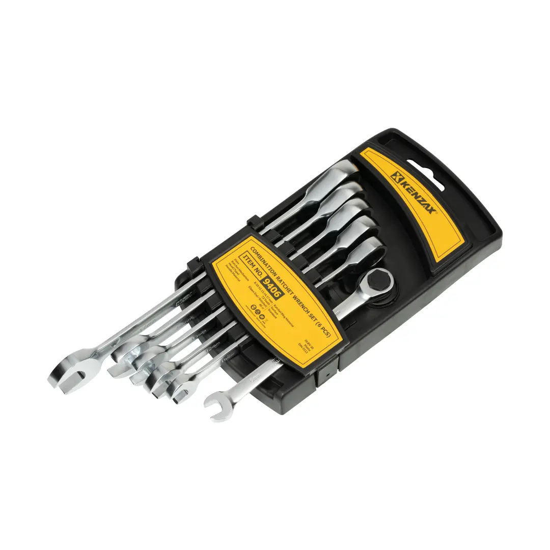 آچار یک سر جغجغهای ۶ عددی کنزاکس 9406 آچار یک سر جغجغهای ۶ عددی کنزاکس 9406