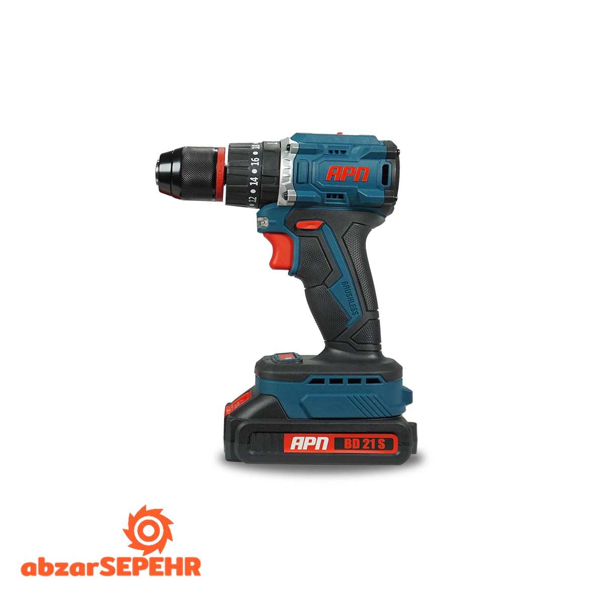 دریل شارژی براشلس apn مدل BD21S