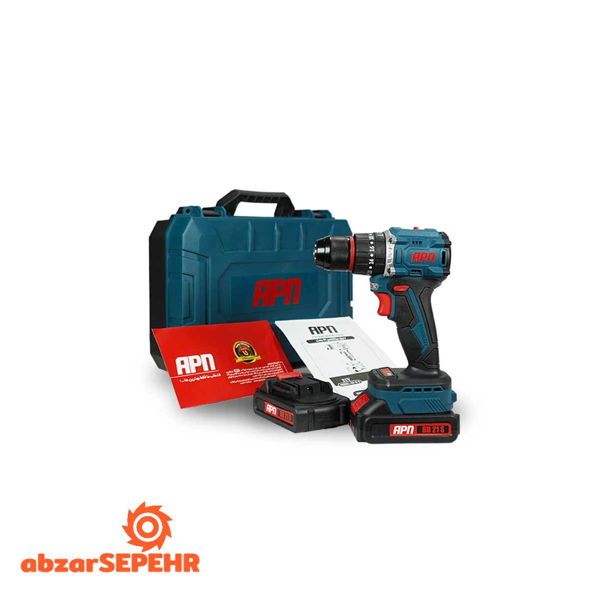 دریل شارژی براشلس apn مدل BD21S - تصویر 5