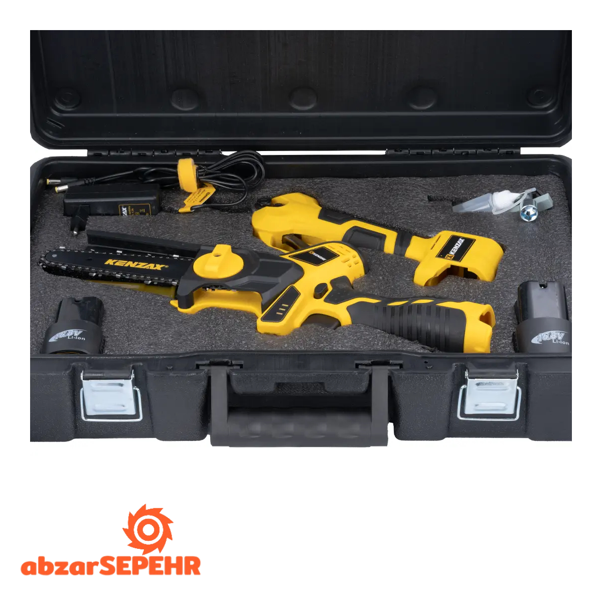 ست اره زنجیری و قیچی شارژی کنزاکس 8740 - تصویر 3