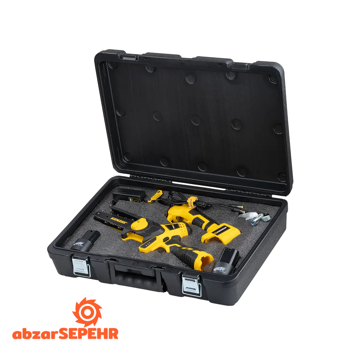 ست اره زنجیری و قیچی شارژی کنزاکس 8740 - تصویر 2